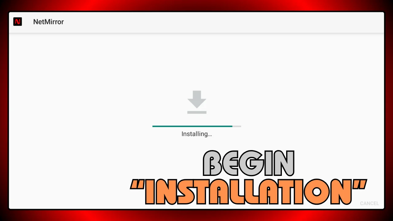 Begin Installation Process