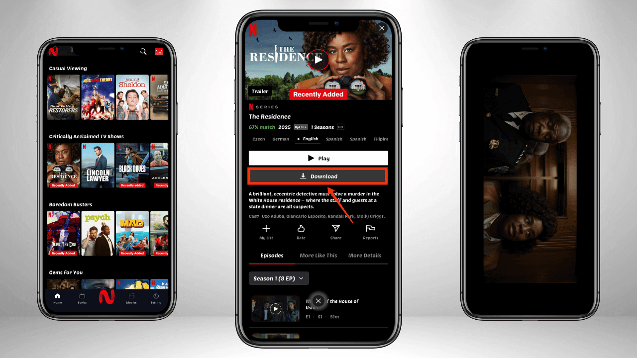 Download Movies from NetMirror on iOS (2)
