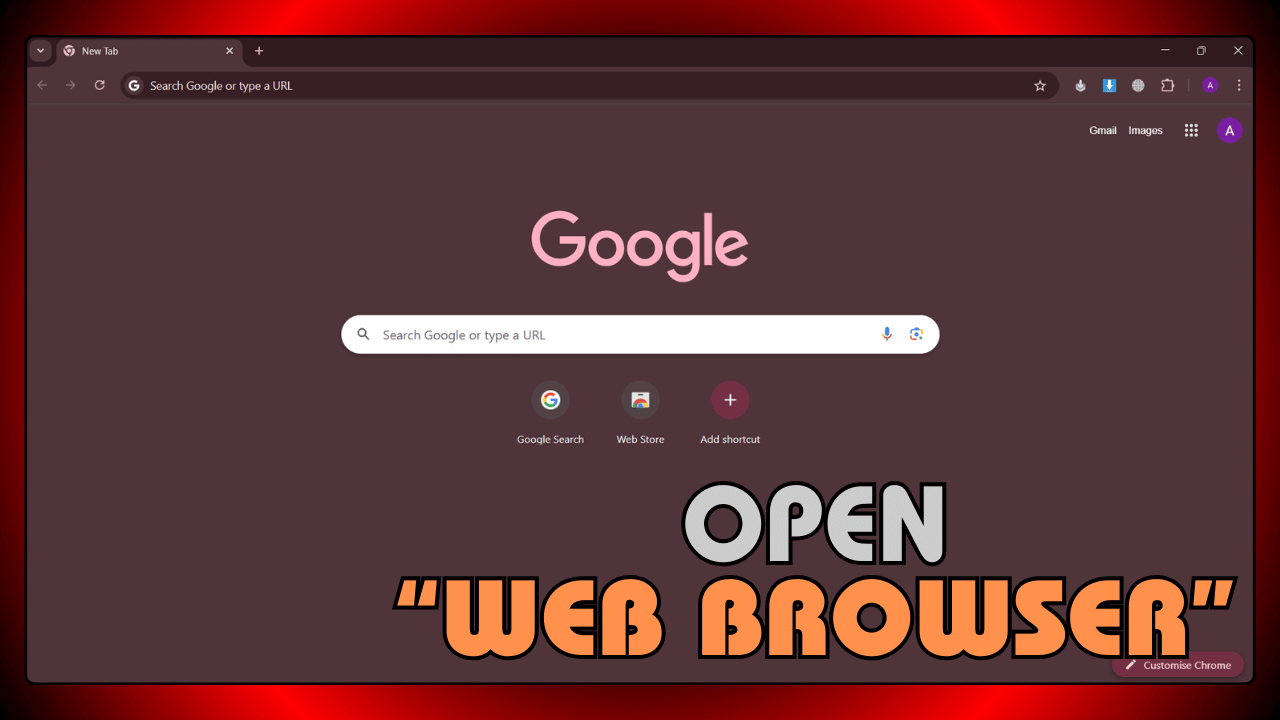 Open a Web Browser