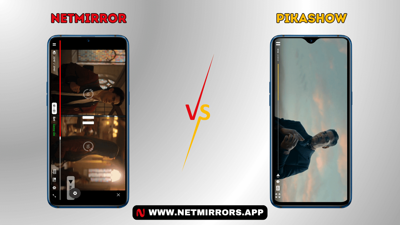 NetMirror vs. PikaShow: Content Control