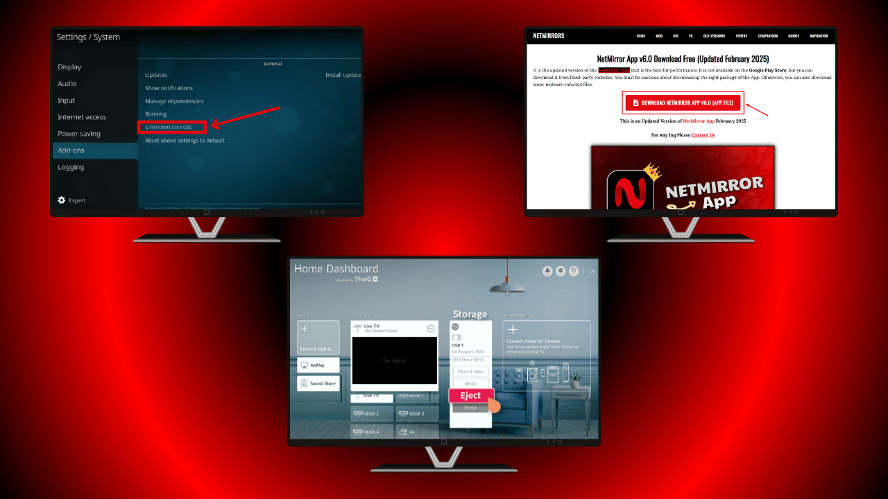 Download and Install NetMirror APK on Smart TV (1)