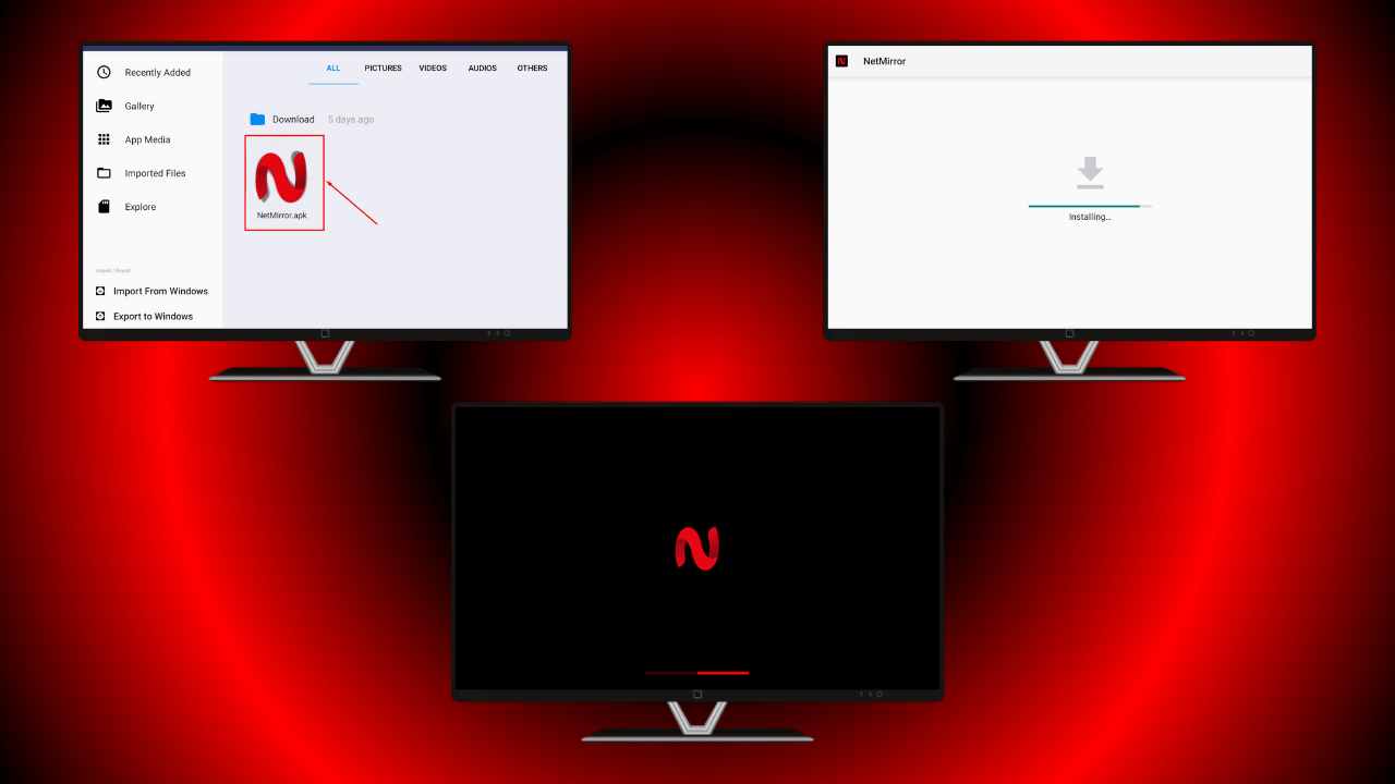 Download and Install NetMirror APK on Smart TV (2)