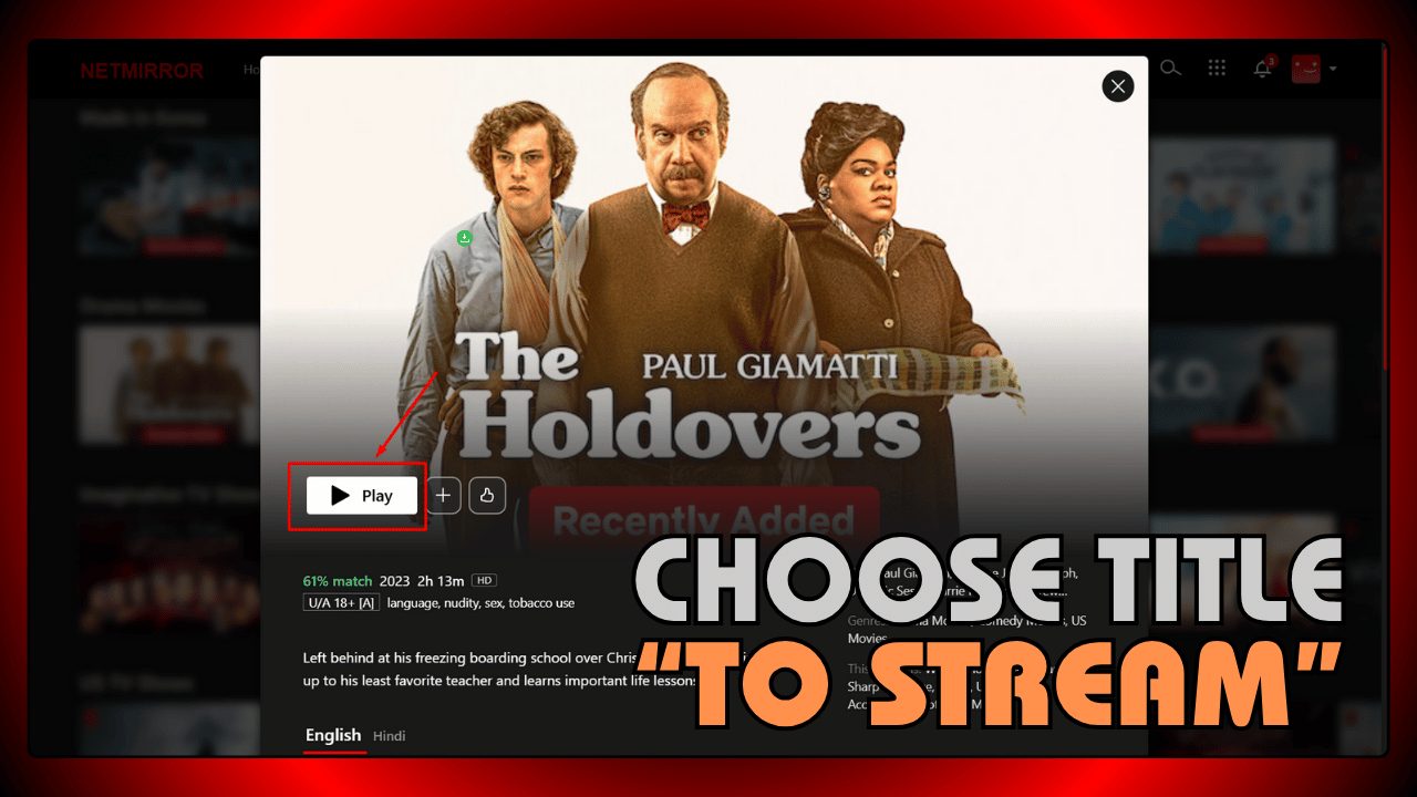 Choose a Title to Stream