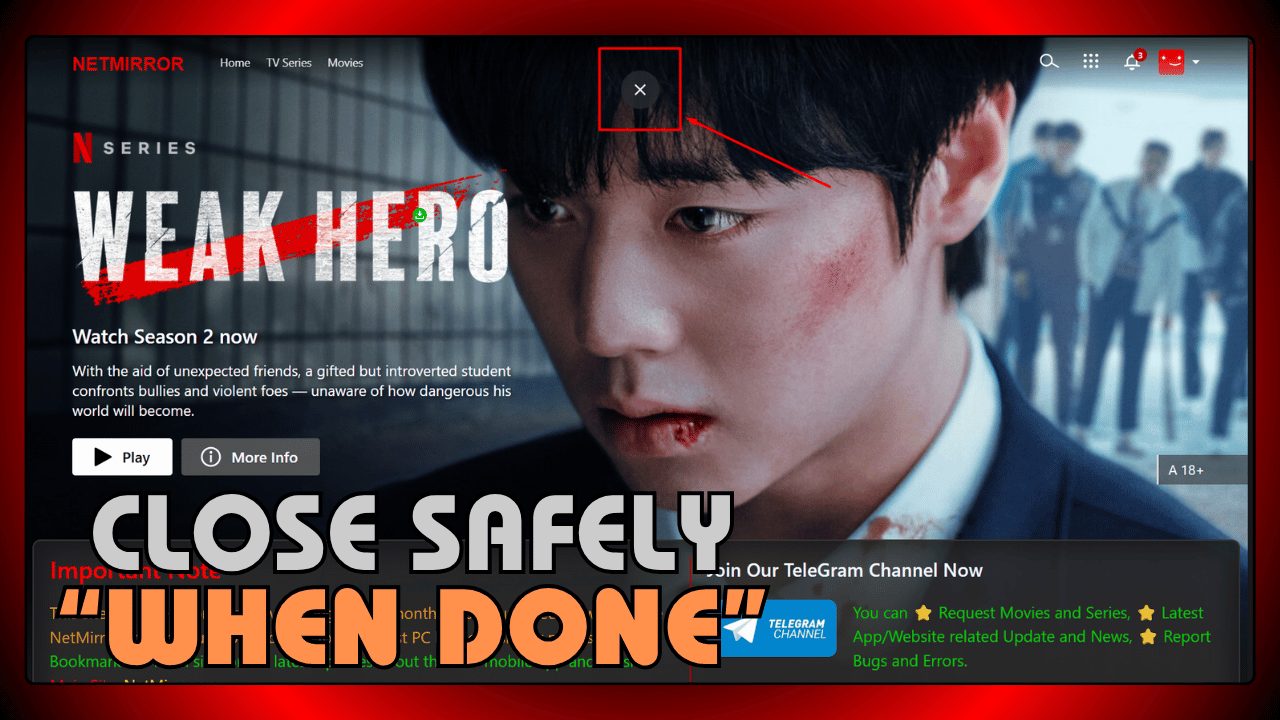 Close Safely When Done