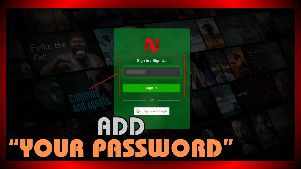 Add Your Password