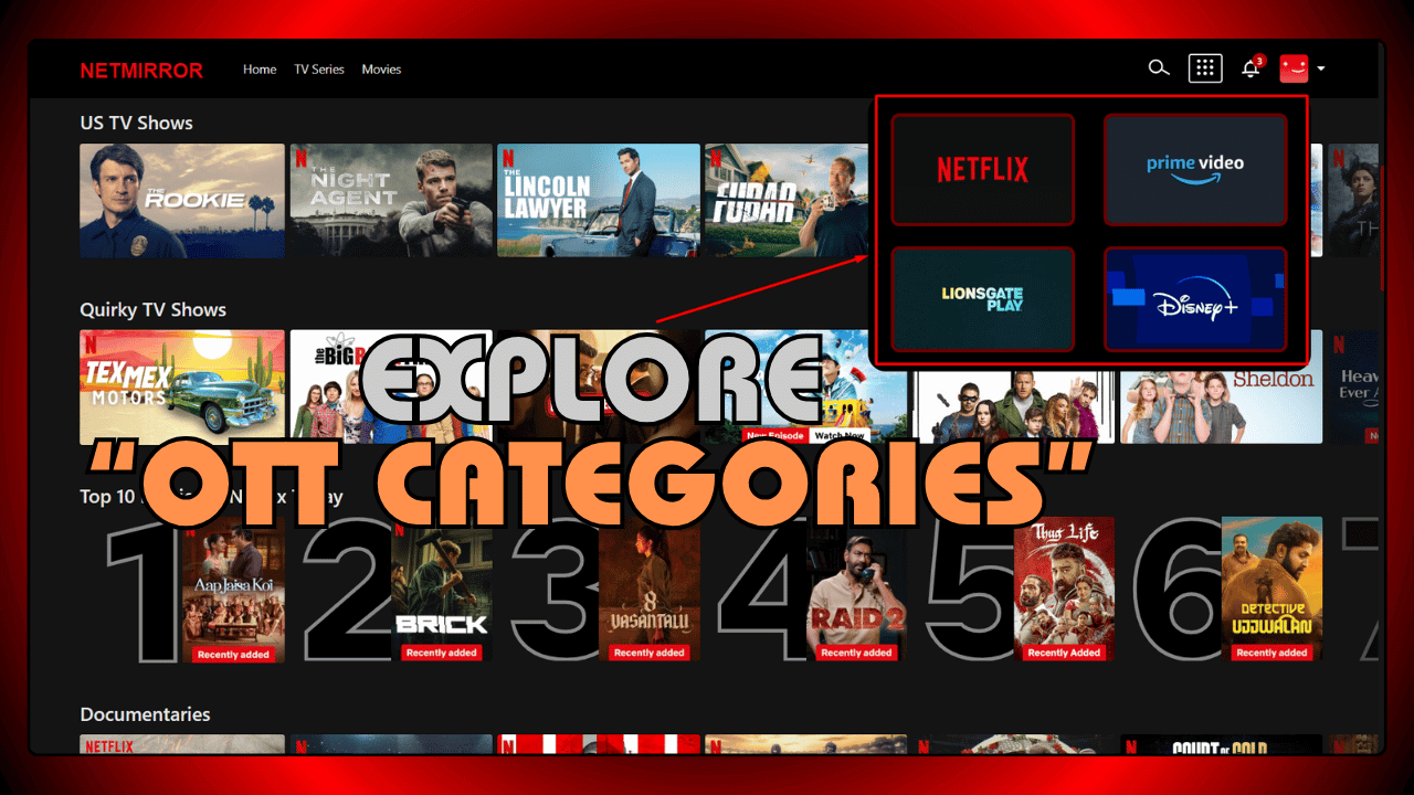 Explore OTT Categories